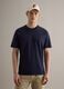 Blue Crew Neck Pure Cotton Relaxed Fit T-Shirt_2