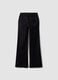 Blue stretch cotton flared jeans_2