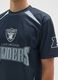 Blue T-shirt with Las Vegas Raiders graphics_3