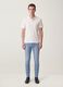 Light blue skinny stretch cotton jeans_0