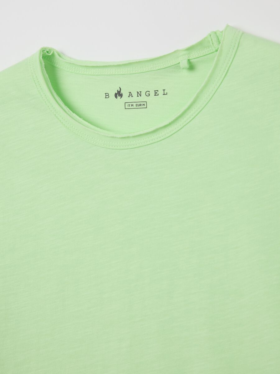 Cotton T-shirt with round neck_5