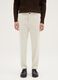 White corduroy chino trousers in pure cotton with regular fit_1