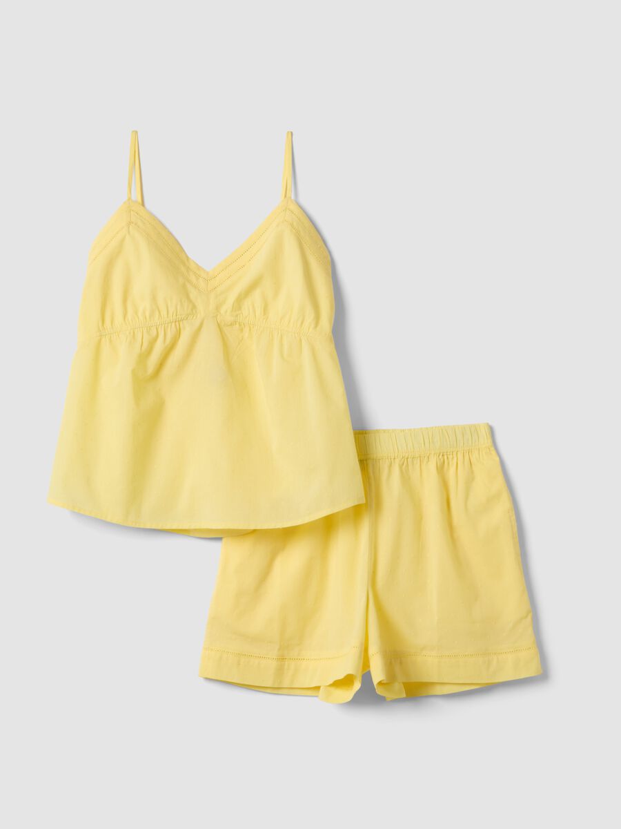Yellow organic cotton pyjamas_4