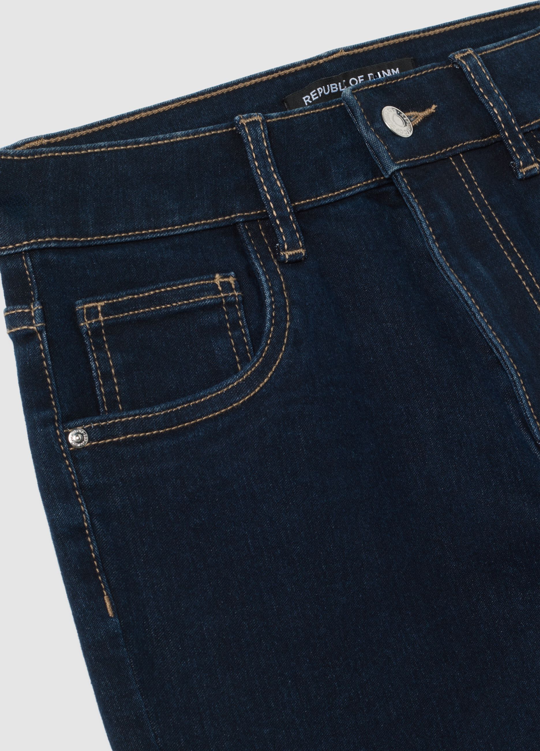Slim fit blue denim jeans