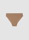 Brown regular fit seamless briefs_4