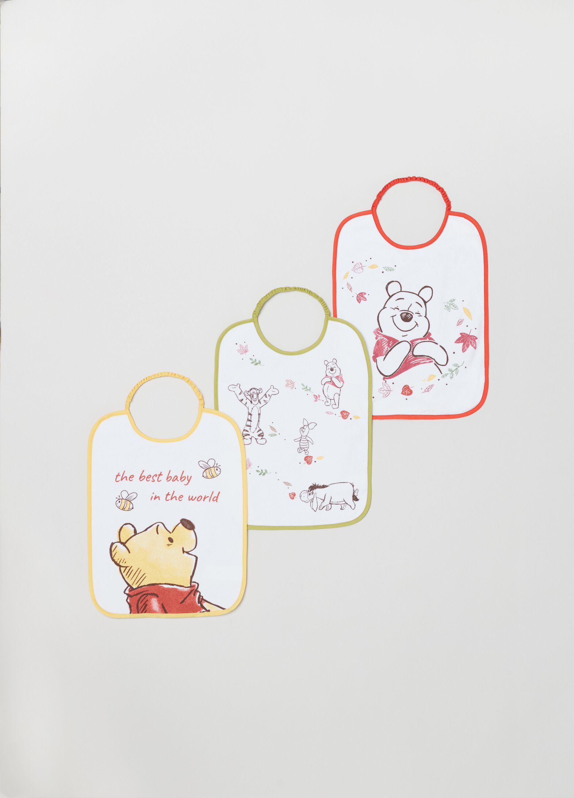 Tripack bavette stampa Winnie the Pooh