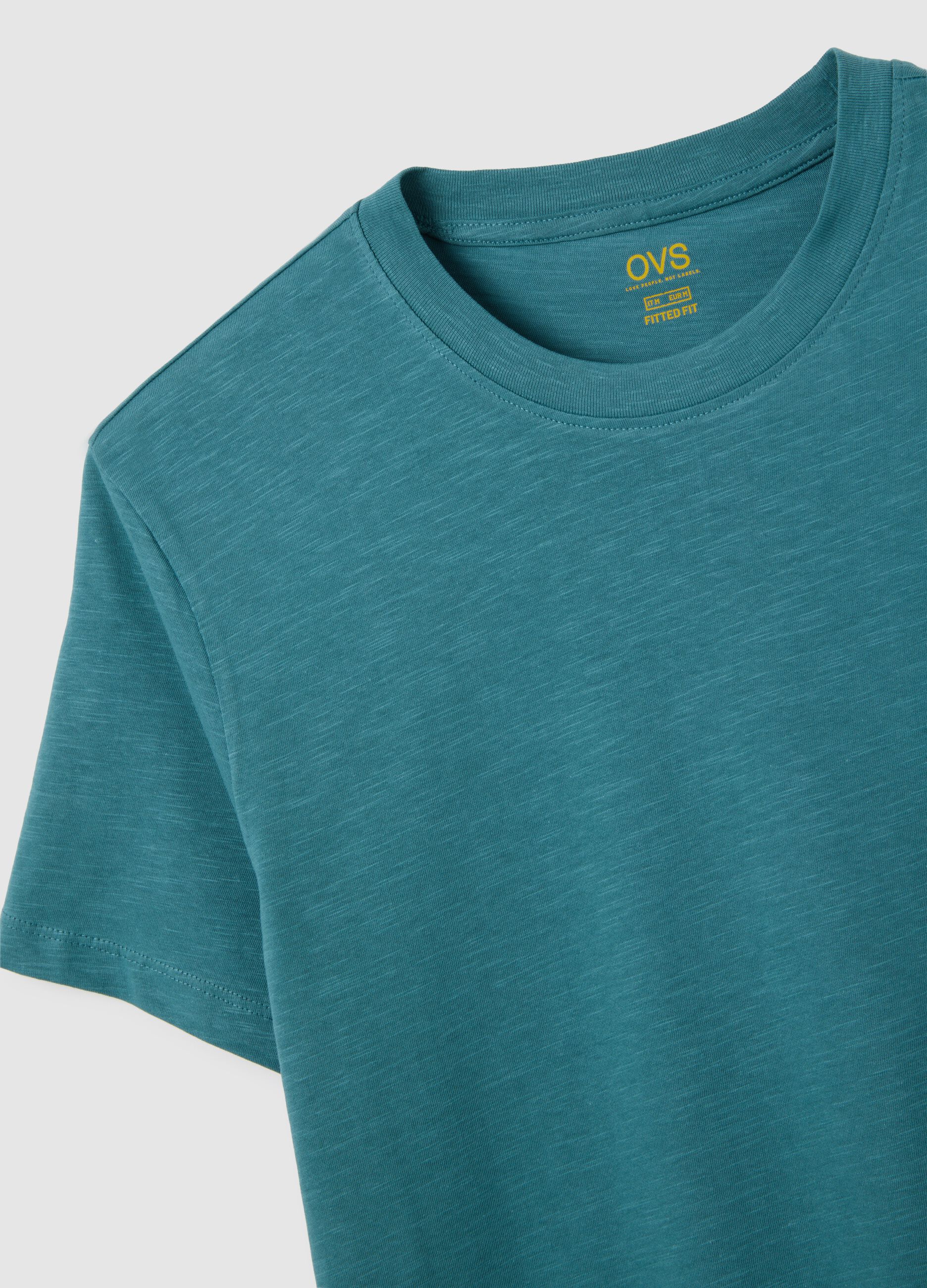 Classic Men's Grey Fitted Jersey T-Shirt