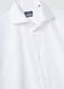 White slim-fit pure cotton shirt with cutaway collar_6