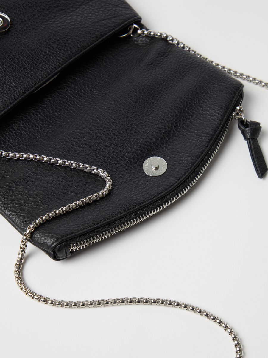 Metallic-effect bag with shoulder strap_2