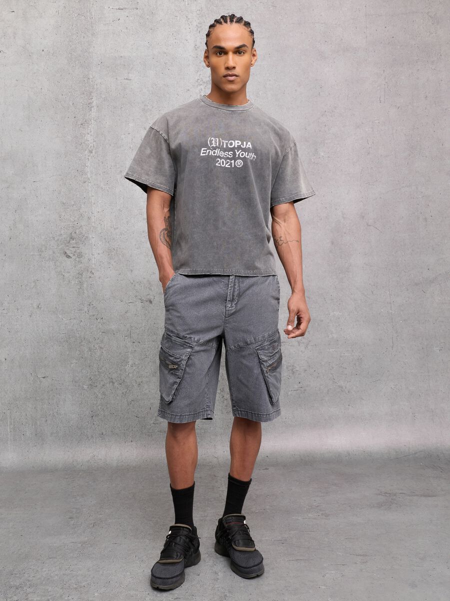 Cargo Shorts Washed Grey_4