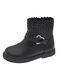 Chicco Black Ankle Boots for Girls_0