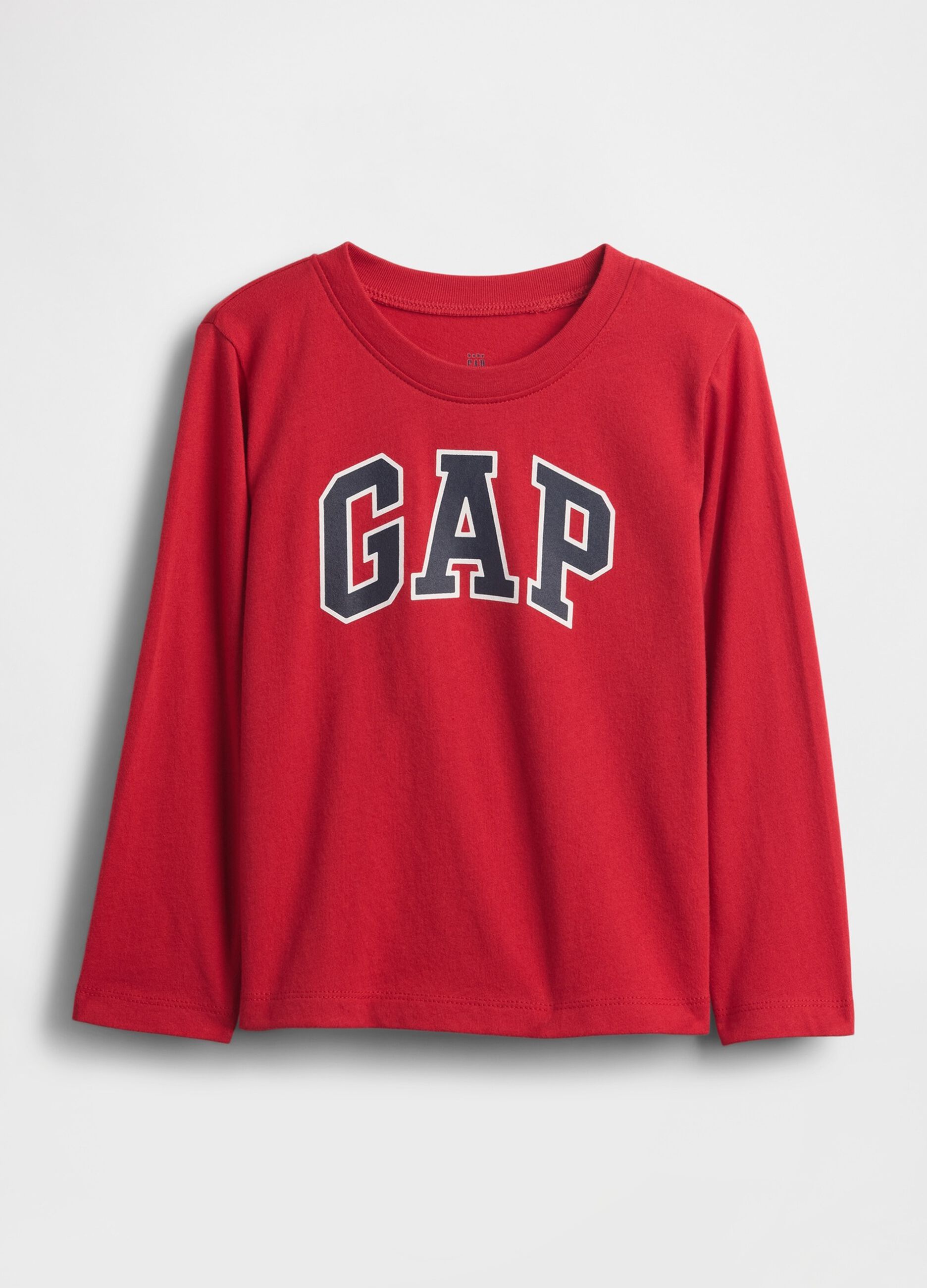Red Long Sleeve Cotton T-Shirt