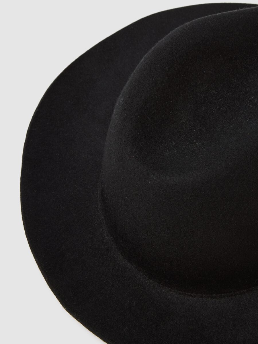 Black Jersey Fedora Hat_2