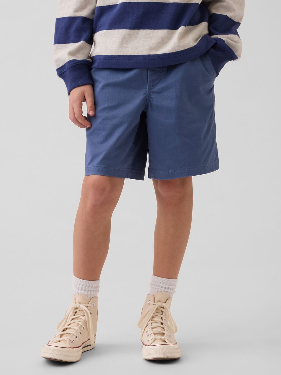 Stretch cotton shorts_1