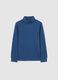 Children's blue turtleneck in pure cotton regular fit_0
