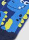 Blue Non-Slip Socks with Dinosaur_2