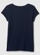 T-shirt in puro cotone blu da bambina regular fit con logo_1