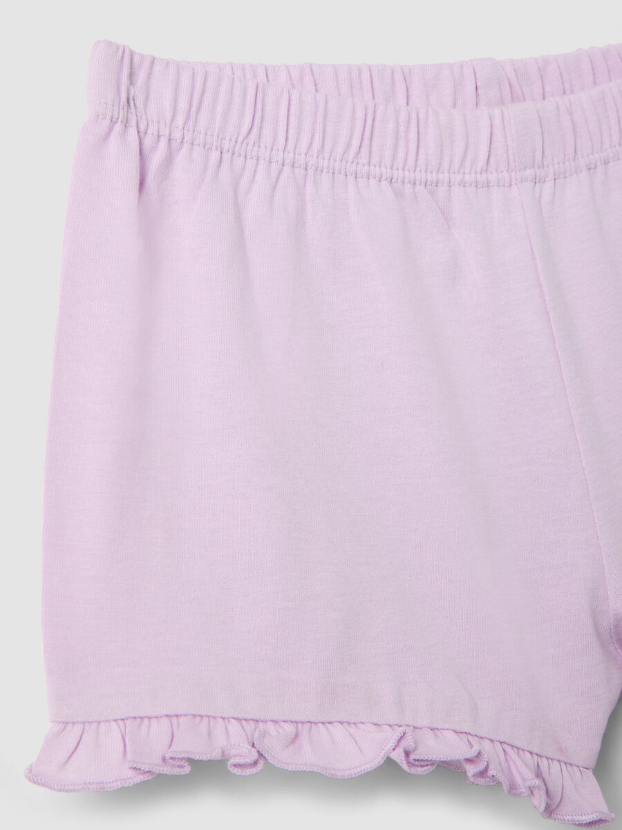 Pigiama in puro cotone multicolor da neonata regular fit con Stitch_3