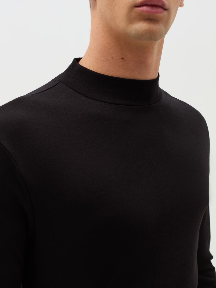 Long-sleeved T-shirt in interlock cotton_3