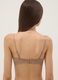 Reggiseno a triangolo marrone con imbottitura rimovibile in tessuto elasticizzato_2