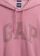 Pink hoodie with pouch pocket_4