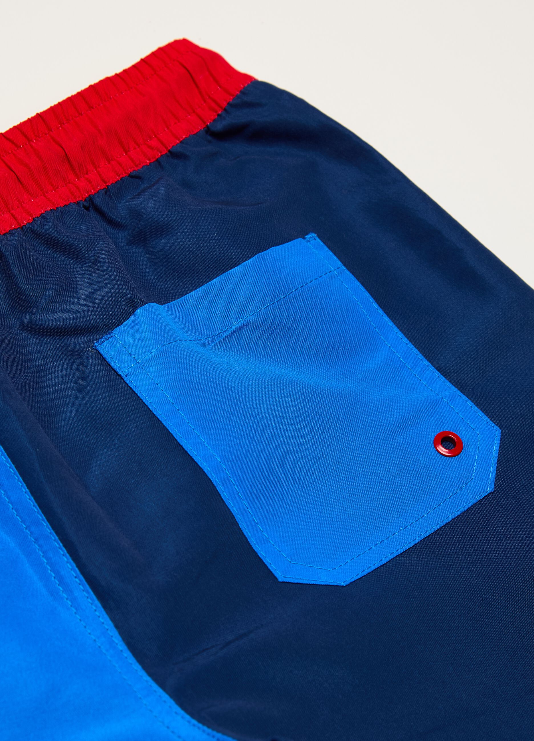 Swimming trunks with Spider-Man print