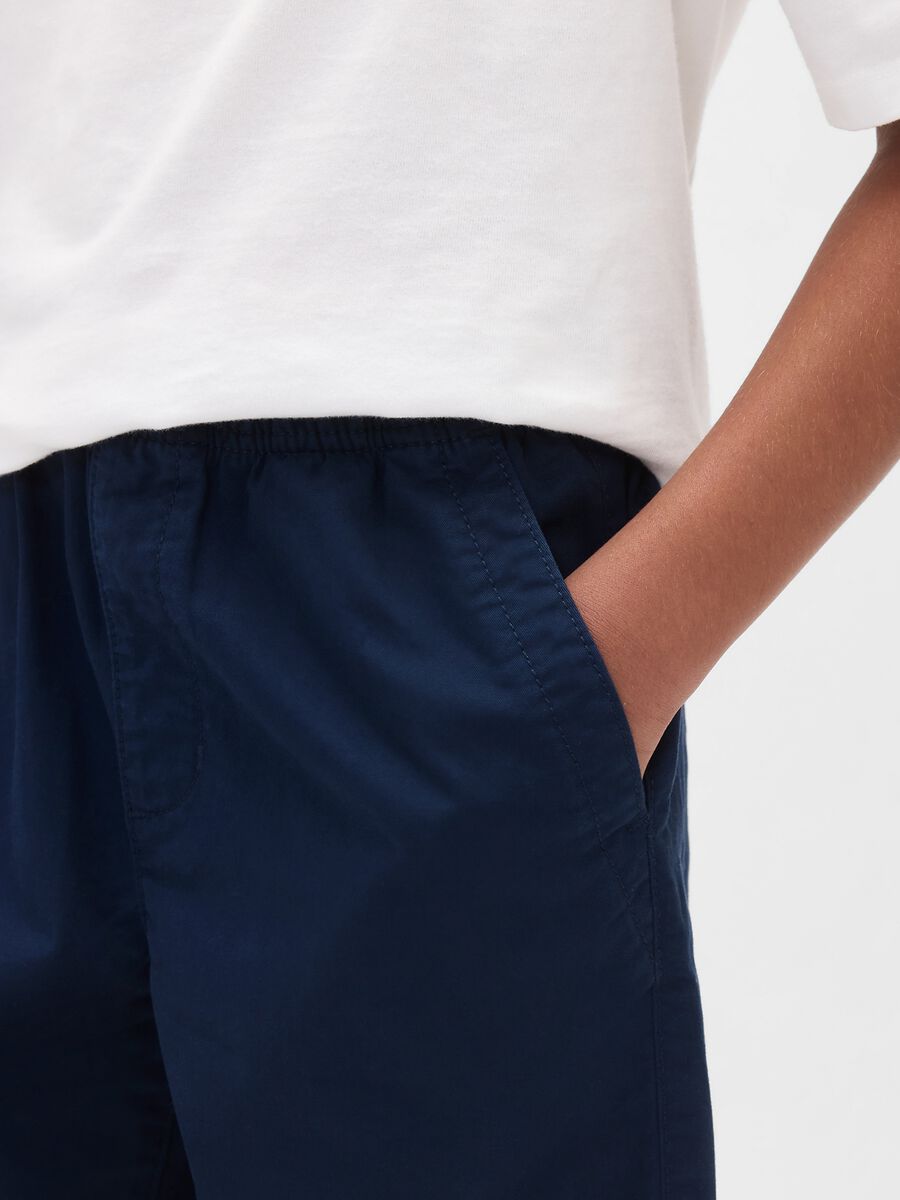 Pantaloni blu elasticizzati_3