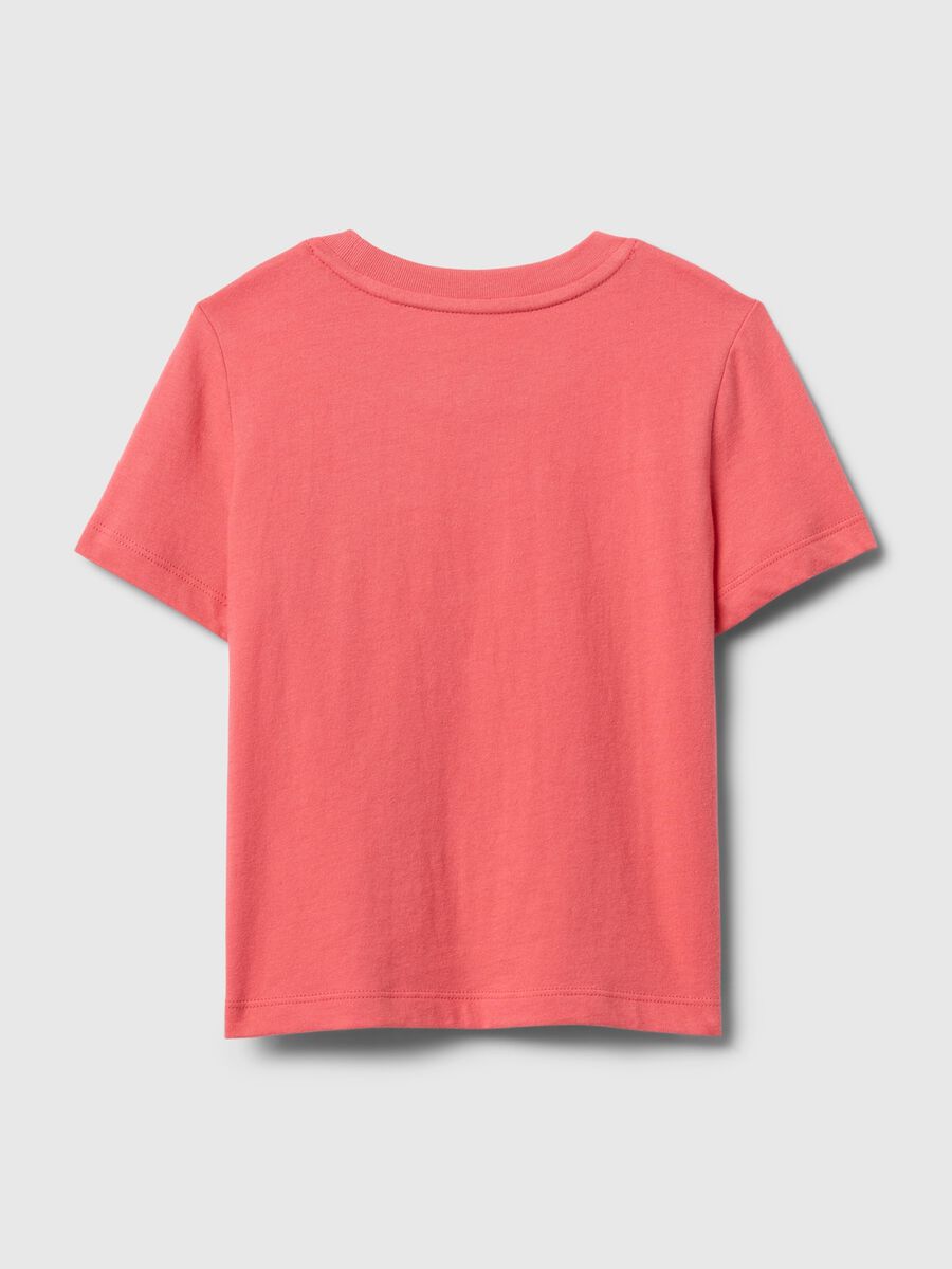 Pink T-shirt with pocket and GAP logo_1