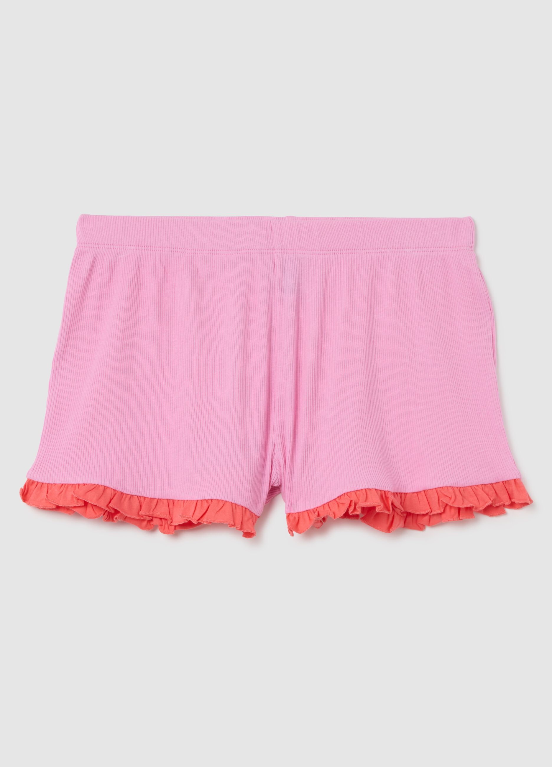 Shorts pigiama in puro cotone