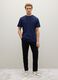 Regular fit blue pure cotton t-shirt_1