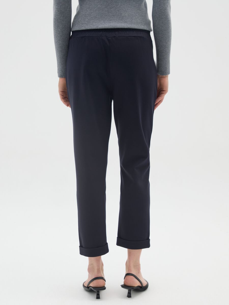 Regular fit blue trousers_2