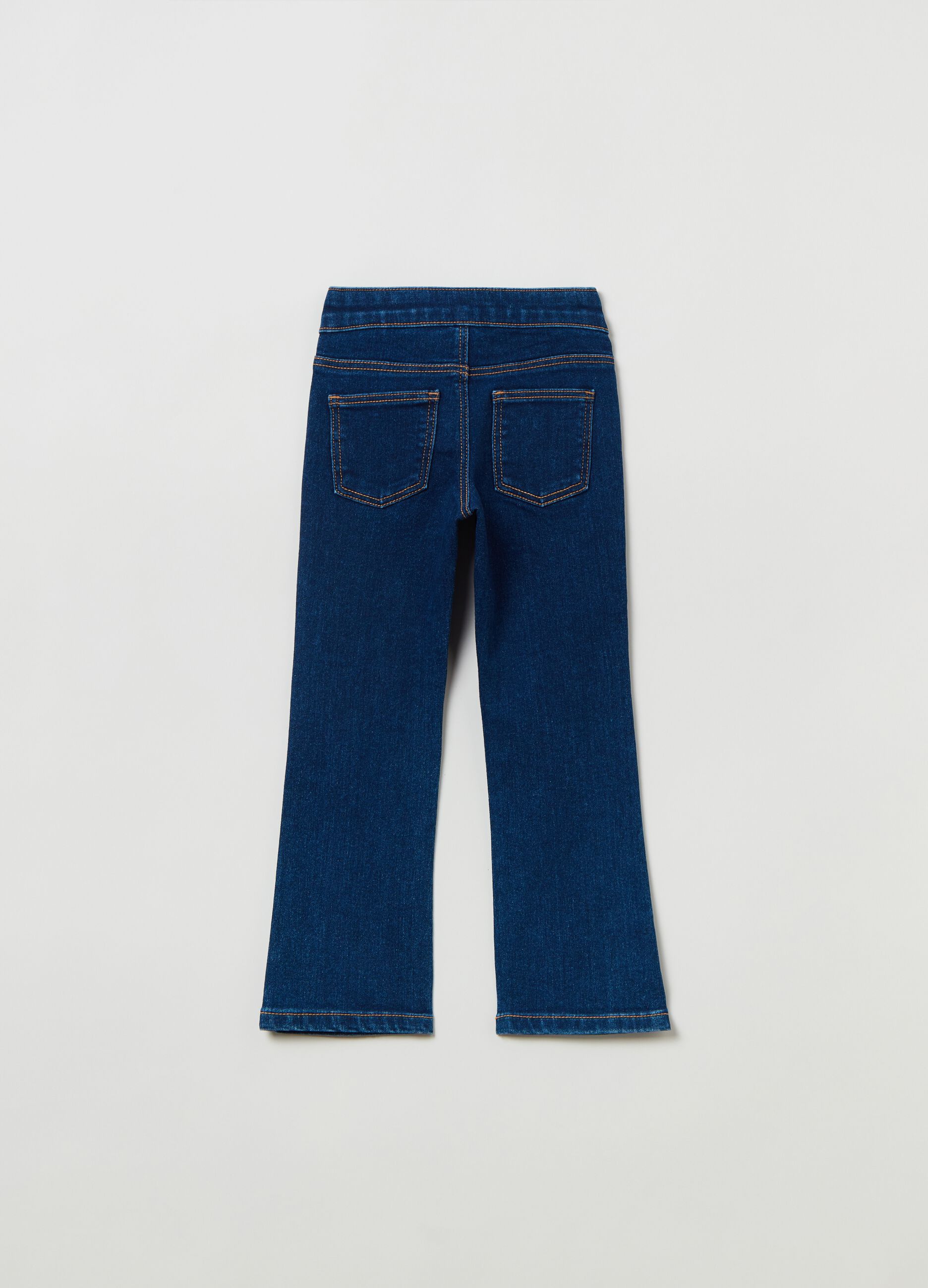 Jeans flare fit con tasche_1
