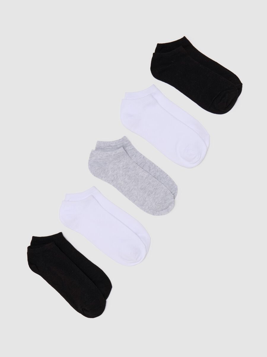 Five-pair pack stretch sneaker liners_0