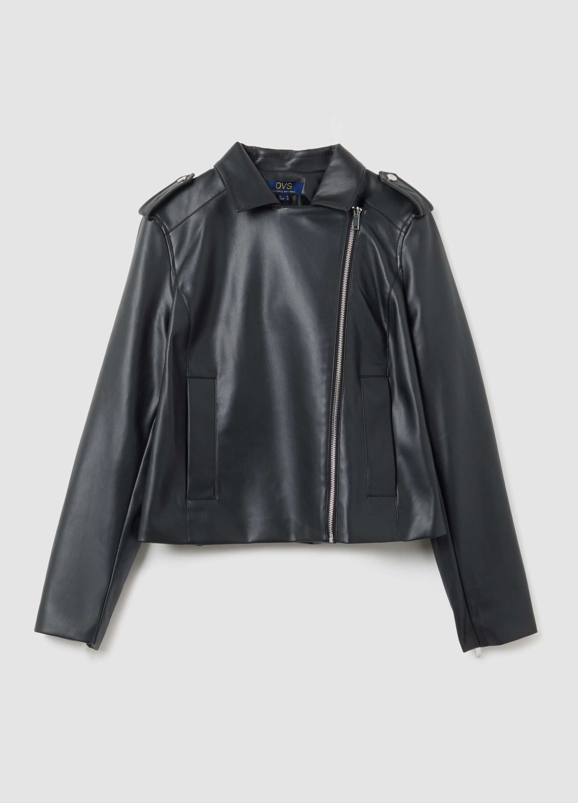 Black Regular Fit Jacket