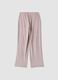 Purple star-print stretch pyjama trousers_6
