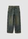 Blue pure cotton skater-fit jeans_3