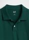 Green short-sleeve stretch polo shirt_4