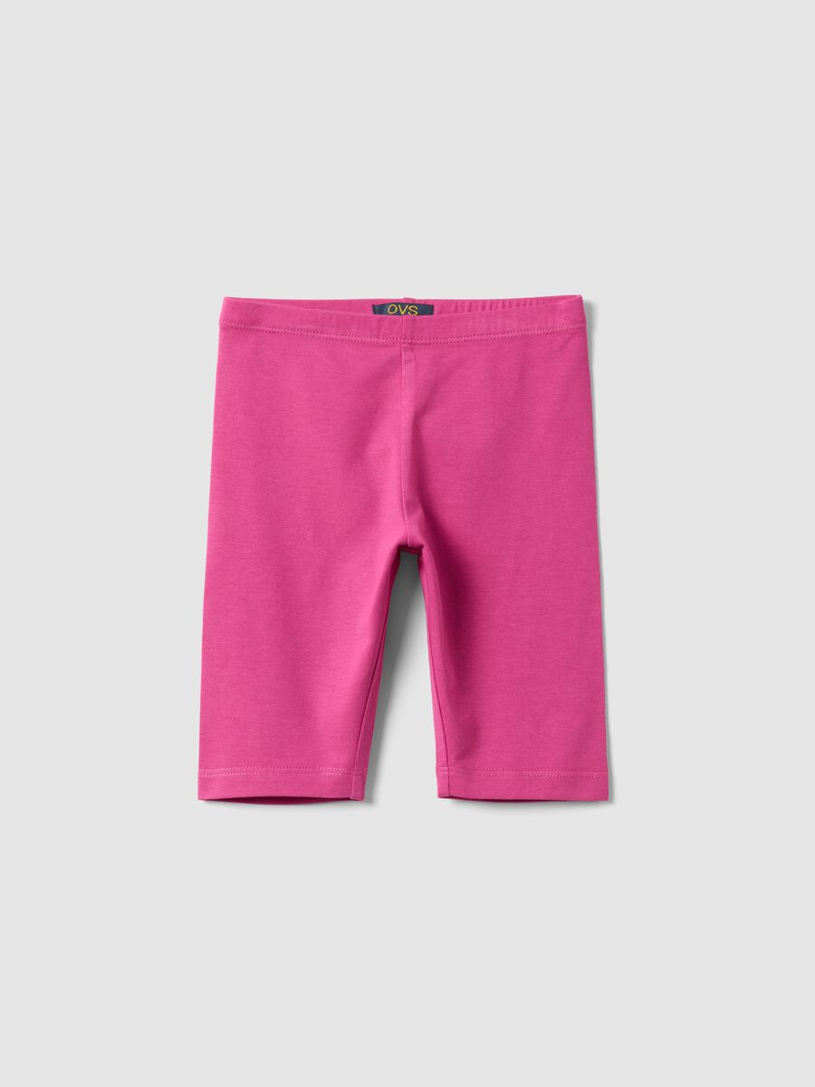 Pink organic cotton shorts_0