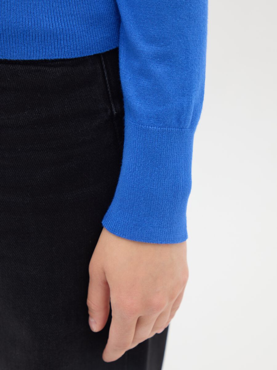 Blue Crew-Neck Jumper_3