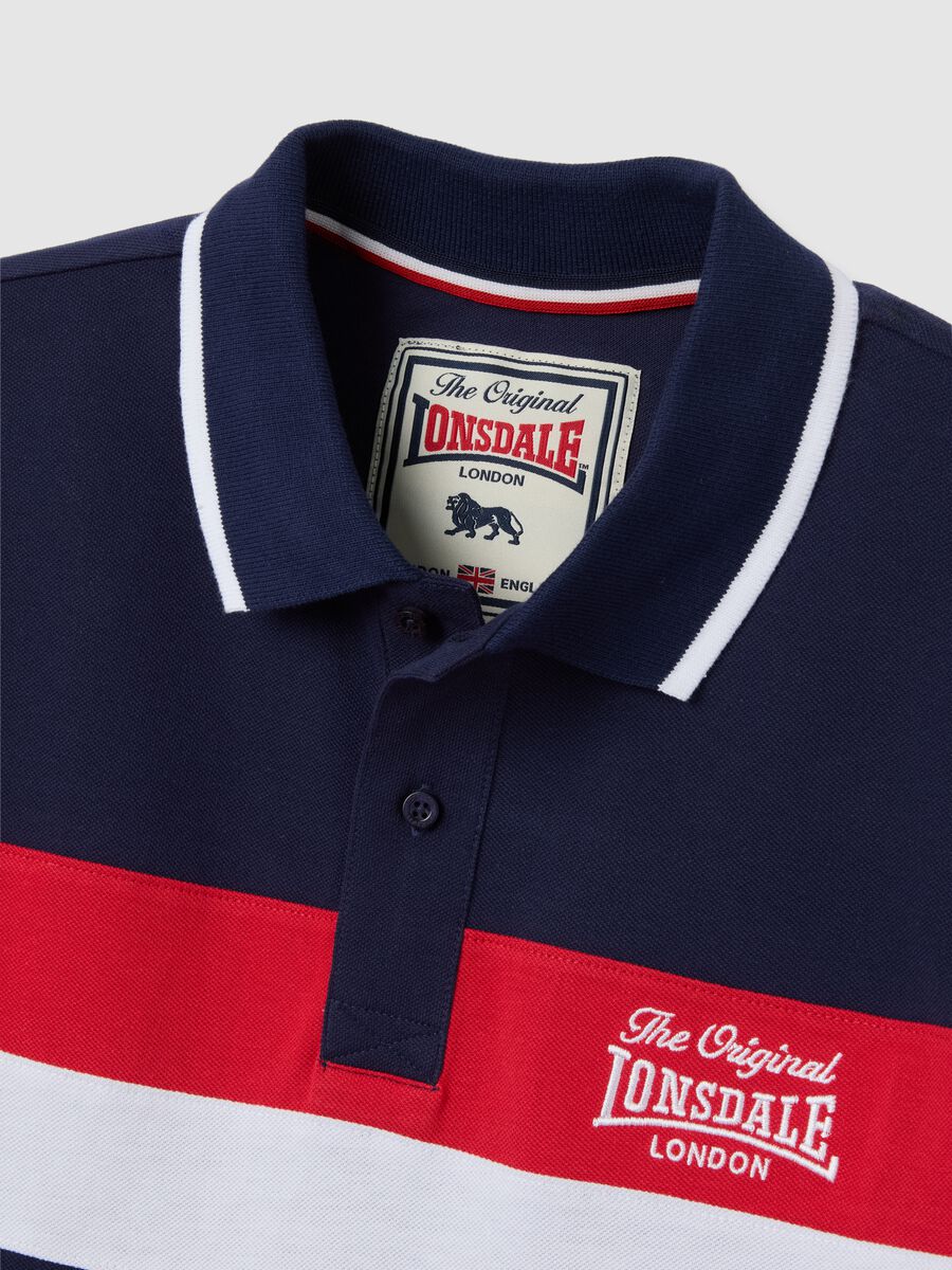 Men's Polo in Pure Multicolor Cotton_5