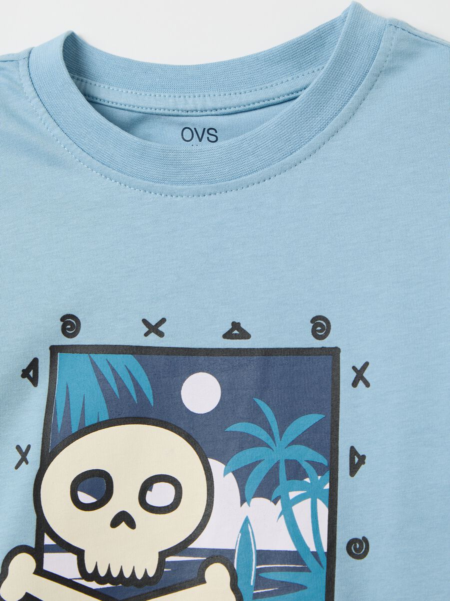Cotton T-shirt with print_3