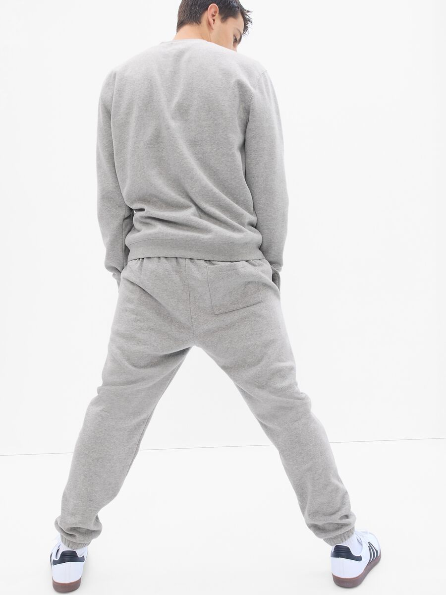 Joggers in felpa con logo bouclé_1