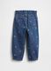 Blue paper bag jeans for girls_2