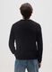 Black Crew Neck Sweater Regular Fit_2