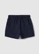 Children's regular fit blue pure cotton shorts_0