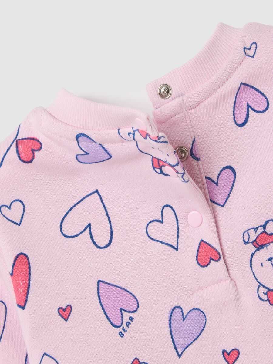 Girls' set in pure pink cotton regular fit_3