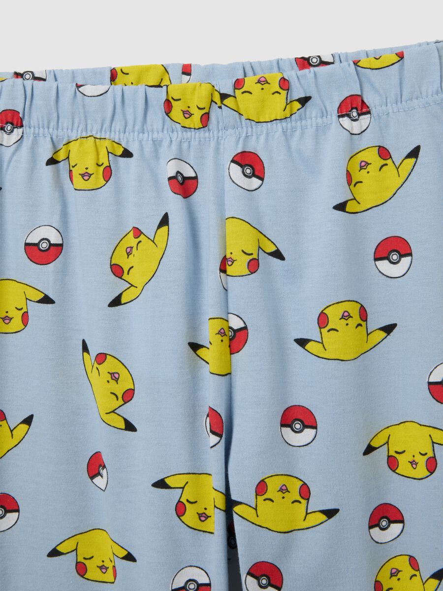 Child's blue regular fit pure cotton Pokémon print pyjamas_3