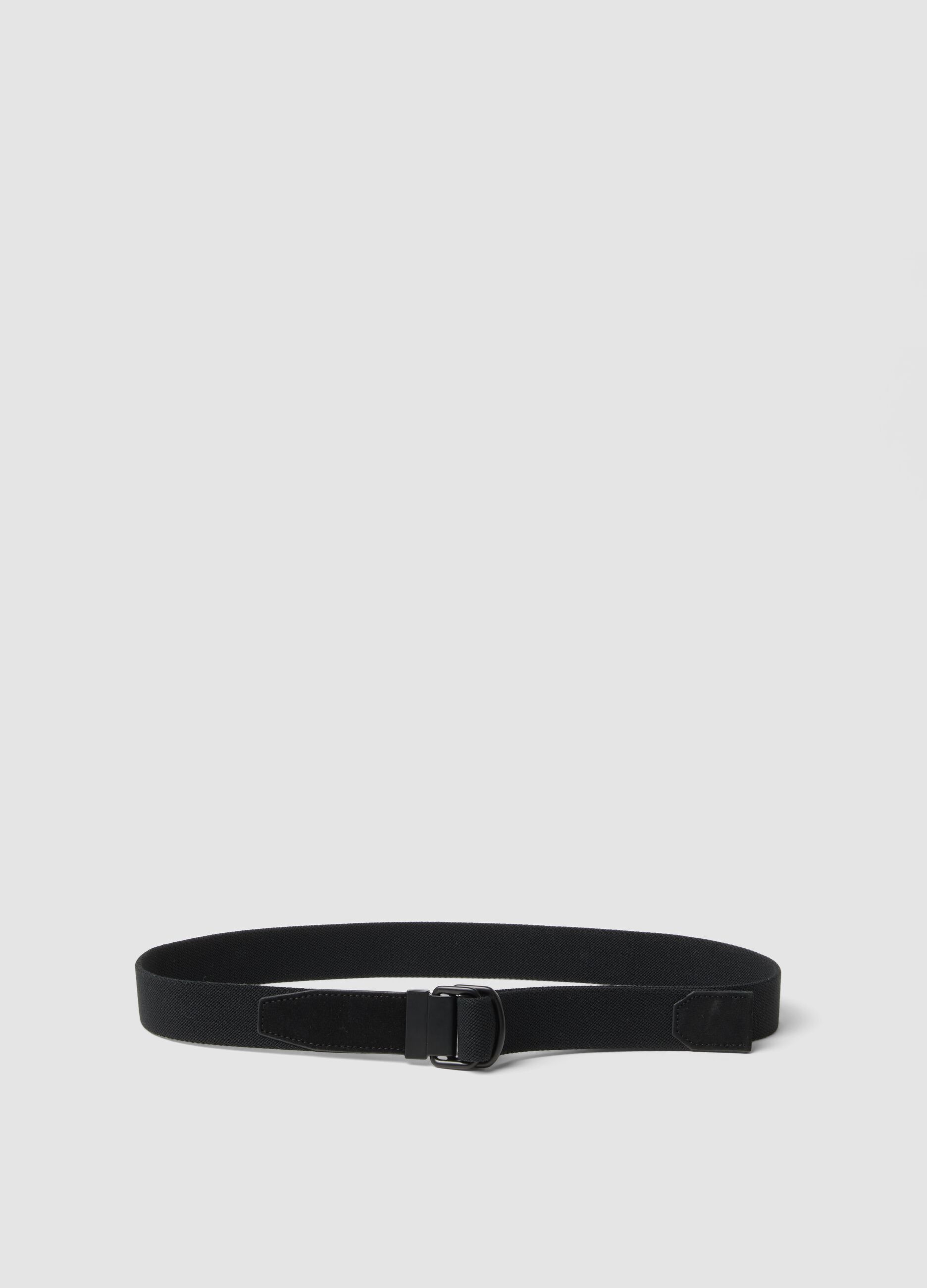 Black casual belt