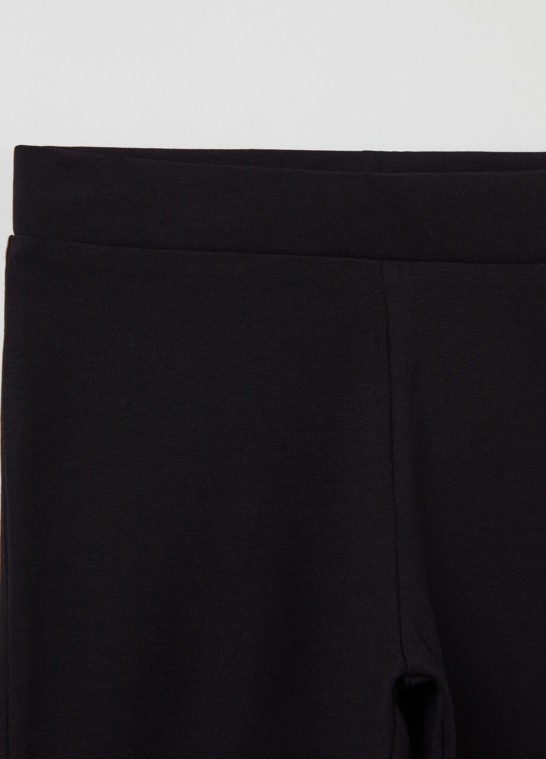 Leggings flare fit in cotone stretch_2