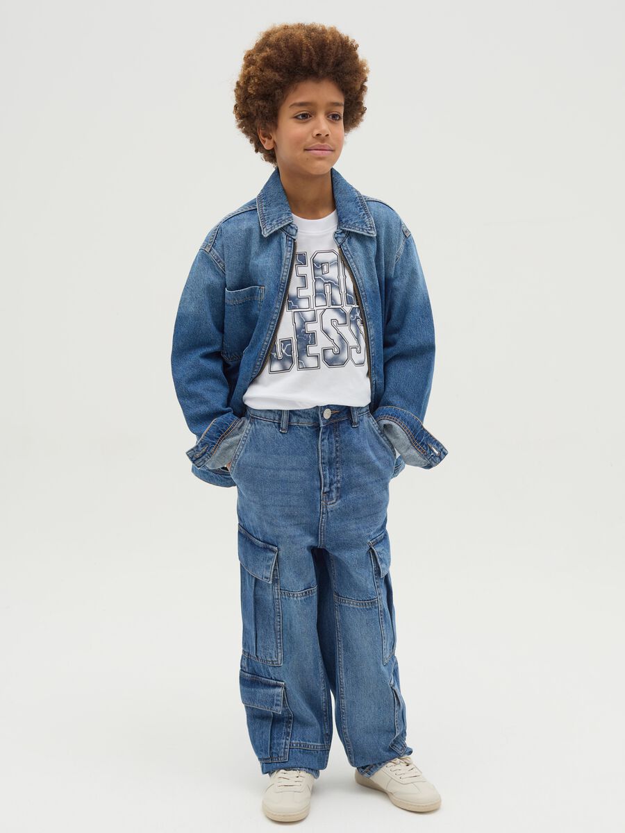 Relaxed-fit cargo jeans_1